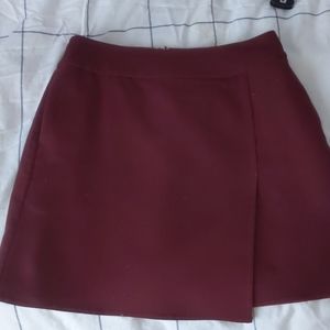 Uniqlo Burgundy Skirt